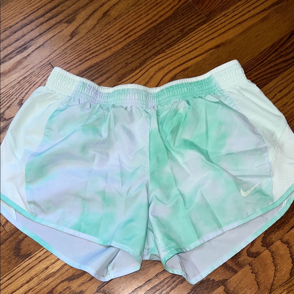 Nike Women's Light Green Athletic Shorts